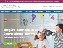 Tablet Screenshot of littlepassports.com